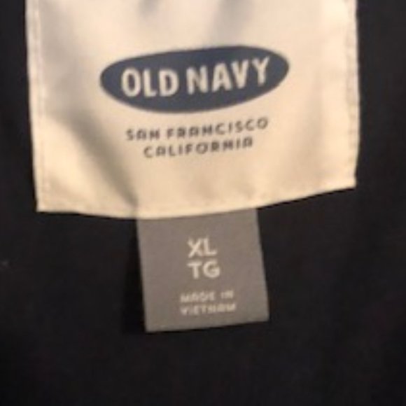 XL Old Navy Blue & White Boho Quilted Jacket - Picture 11 of 12